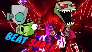 beat saber Invader Zim  Main Theme and Credits Theme expert FC [upl. by Lurline]