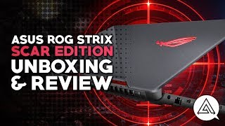 ASUS ROG STRIX SCAR Edition Gaming Laptop Unboxing amp Review [upl. by Aysan]