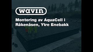 Montering av AquaCell i Råkenåsen Ytre Enebakk [upl. by Aninnaig]