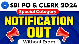 SBI Notification 2024  SBI Recruitment 2024 Eligibility Selection Process Qualification [upl. by Mazel]