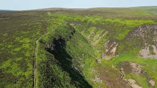 Ramsden Clough Yateholme Drone trail 16 June 23 [upl. by Assirral]