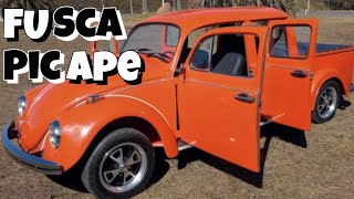 FUSCA PICAPE CABINE DUPLA DE QUATRO PORTAS [upl. by Walliw]