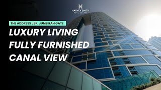 Luxury Living  Canal View  Fully Furnished 1 Bed Apartment in The Address JBR Dubai [upl. by Morey]