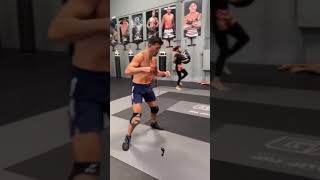 Dominick Cruz shows off some signature footwork [upl. by Eliathas]