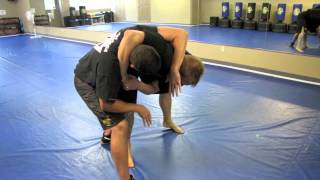 Krav Maga  Defense Against Standing Headlock [upl. by Leonore]