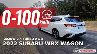 2022 Subaru WRX Sportswagon Levorg 0100kmh amp engine sound [upl. by Dot]