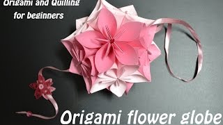 How to make an Origami Flower Ball  Wedding amp Party Decorations  Kusudama  DIY Crafts Tutorials [upl. by Amle]