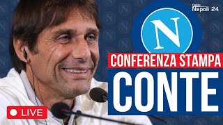 Presentazione Conte in DIRETTA 🔴 Conferenza stampa SSC Napoli [upl. by Hamehseer]