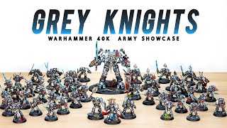 Grey Knights at our LOWEST level Warhammer 40k Army Showcase [upl. by Emia]