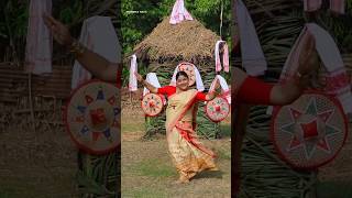 Bihu Dance  Ananya Baruah bihudance assamesebihu bihufolkdance assambihu moniraz cutegirls [upl. by Francie]