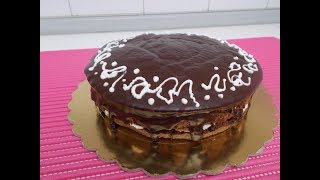 TORTA DI COMPLEANNO AL CIOCCOLATO  facile da fare  Le ricette di zia Franca [upl. by Haze8]