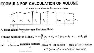 L60Volume measurement by trapezoidal and prismoidal formula [upl. by Candi]