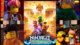 Past Lego Ninjago Dragons Rising react  part 1   ships included [upl. by Essined825]