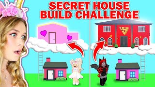 SECRET House Build Challenge SANNA vs MOODY In Adopt Me Roblox [upl. by Nosmas240]