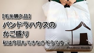 【引きこもる為200玉毛糸購入】パンドラハウスのかご盛り、私は今回もできなさそうです☆毛糸購入品紹介、編み物 [upl. by Brownson]