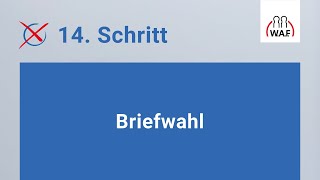 Briefwahl  Betriebsratswahl  Schritt 14 [upl. by Aivlis]