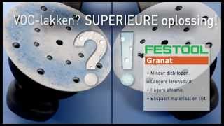 Festool Granat VOClakken behandelen [upl. by Nelrac]