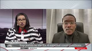 Discussion  Senior jurists compete for superior court positions Mpumelelo Zikalala [upl. by Ahsiak]