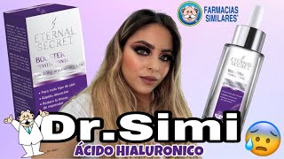 PIEL INCREIBLEMENTE BONITA CON PRODUCTOS DEL DRSIMIBOOSTER REVITALIZANTE CON ACIDO HIALURONICO [upl. by Aslin]