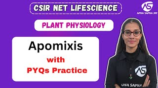 Apomixis in Plants  Plant Physiology  CSIRNET LIFESCIENCE JUNE 2024 [upl. by Aleka]