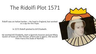 Early Elizabethan England 1558  1588  The Ridolfi Plot 1571 [upl. by Eat177]