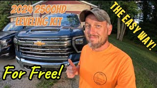 Leveling Kit The Easy Way  2024 Chevrolet Silverado 2500HD [upl. by Eiramrebma249]