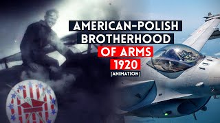 AmericanPolish brotherhood of arms 1920 ANIMATION [upl. by Kale]