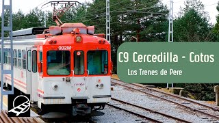 C9 Cercedilla a Cotos  El tren de la Sierra de Madrid  Cercanías Madrid [upl. by Kinson]