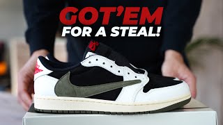 JORDAN 1 LOW OLIVE TRAVIS SCOTT DETAILED REVIEW by KickWho [upl. by Akital]