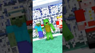 Mikey Was defeated by Jj minecraft minecraftshorts herobrine trending [upl. by Aneerb559]