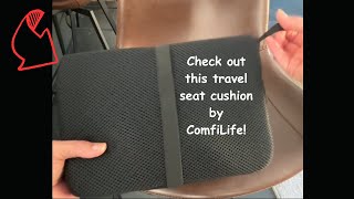 My review of ComfiLife ErgoGel Travel Seat Cushion – Portable Airplane Seat Cushion [upl. by Malory]