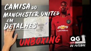 UNBOXING  Camisa do Manchester United 1920 EM DETALHES [upl. by Stinson]