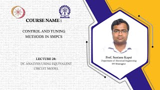 Lecture 28 DC Analysis using Equivalent Circuit Model [upl. by Ahtanoj]