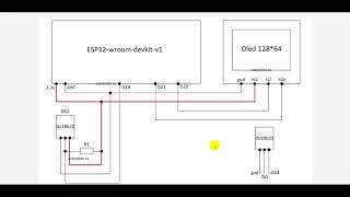 DS18B20 подключаем к ESP32 измеренную температуру выводим на дисплей  программа на MicroPython [upl. by Hagep394]