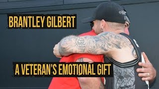 Brantley Gilbert Given a Wounded Veterans Purple Heart [upl. by Montano]