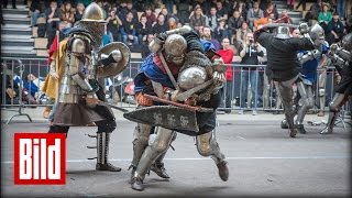 Historical Medieval Battle  Kämpfen wie im Mittelalter [upl. by Dranek]