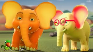 EK MOTA HATHI JHOOM KE CHALA  Hindi rhymes and songs for kids [upl. by Bonar]