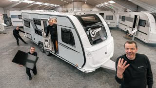 TEST Knaus Scandinavian 650 UDF 2023  ULTIMATIV KØJEVOGN til 4 personer [upl. by Oizirbaf]