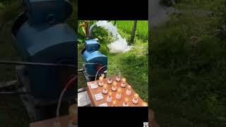 Water running Tunnel throgh gas science diy satisfying physics [upl. by Accissej]