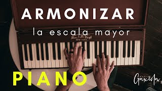 Como Armonizar La Escala Mayor TUTORIAL PIANO [upl. by Yaluz]