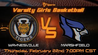 Waynesville vs Marshfield Varsity Girls Basketball [upl. by Nwadal]