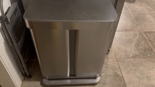 simplehuman 58 Liter153 Gallon Step Can Liner Pocket Quick Review [upl. by Ennaxor]