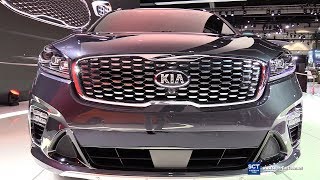 2019 KIA Sorento SXL V6  Exterior and Interior Walkaround  Debut at 2017 LA Auto Show [upl. by Mathia]