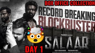 SALAAR BOX OFFICE COLLECTION DAY 1  PRABHAS  HUGE OPENING [upl. by Mcnalley824]