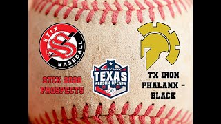 Triple Crown TX Season Opener  North Pool TX Stix 2028 Prospects vs TX Iron Phalanx  Black [upl. by Aissac964]