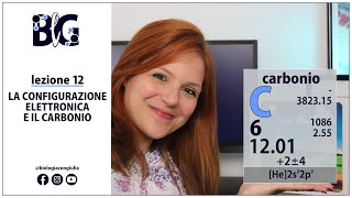 LA CONFIGURAZIONE ELETTRONICA E IL CARBONIO [upl. by Nytsirc189]