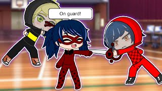 On guard👻 Meme  MLB🚖 Marinette 💥 Gacha Life x Gacha Club 🌈Shorts [upl. by Ahsiekahs508]