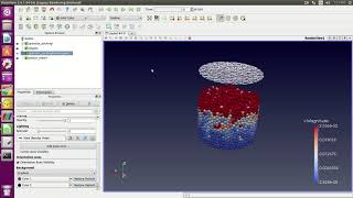 Uniaxial Compression in LIGGGHTS [upl. by Amihc]