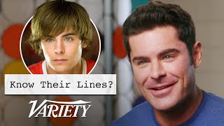 Does Zac Efron Know Lines From His Most Famous Movies [upl. by Bank]