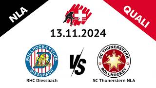 Highlights Rollhockey NLA  RHC Diessbach vs SC Thunerstern [upl. by Veljkov]